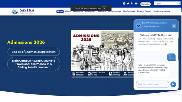 Chatbot Demo Screenshot 1